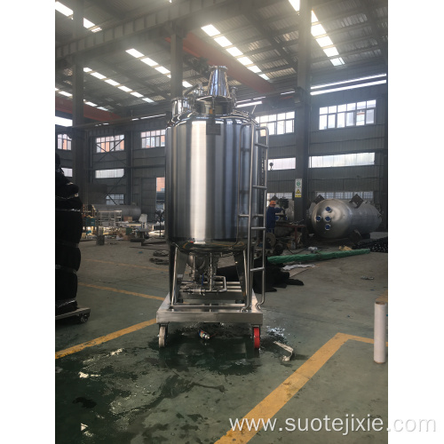 1000L stainless steel tank homogeneous tank mixing tank